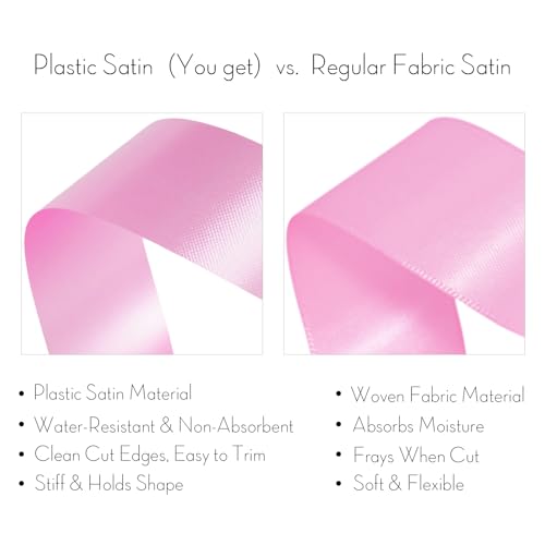 1.5 Inch Pink Polypropylene Ribbon