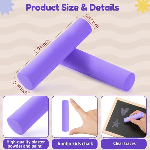 Jumbo Sidewalk Chalk for Kids Outdoor
