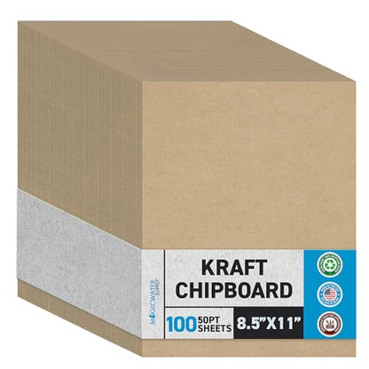 MagicWater Chipboard Sheet (100 Count)