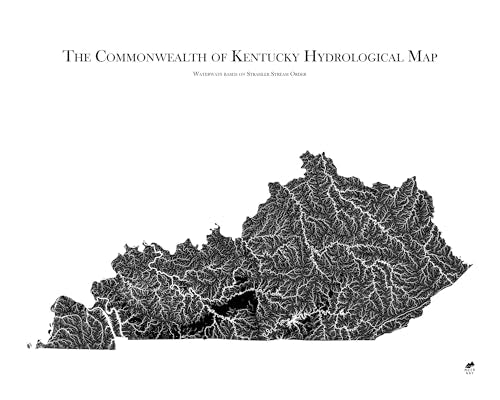 Hydrological River Map of Kentucky