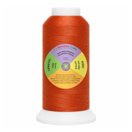 Rust Tex 70 Polyester Heavy Duty Thread for Upholstery