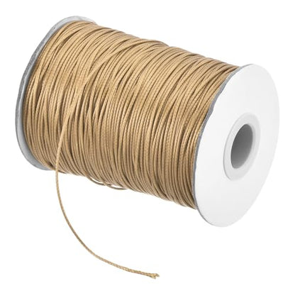 Waxed Cord 1.2mm Waxed Polyester Cord 175 Yard Wax String for Bracelet Making