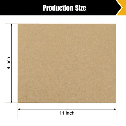 400 Grit Sand Paper 9" x 11" (10 Count)