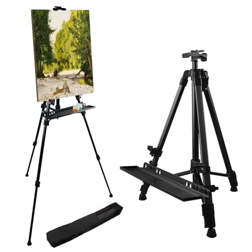 21 61 Inch Adjustable Art Easel Stand for Painting with Tray