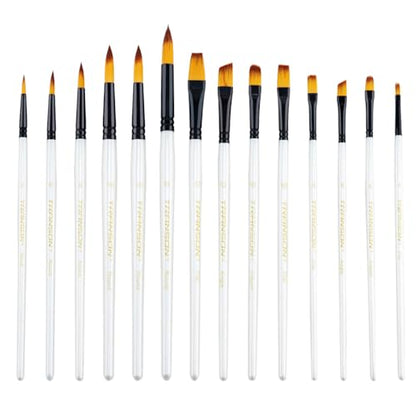 14pcs Art Painting Brush Set for Acrylic (14 Count)