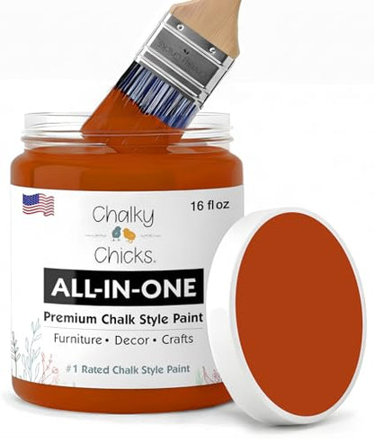 Pumpkin Pie 16 Fl Oz Chalk Paint for Furniture All in One