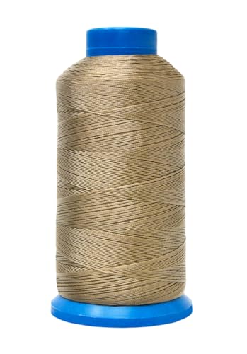 SZ 69 210D T70 Black Dark Beige Bonded Nylon Thread 6000 YDs (18000 Foot)