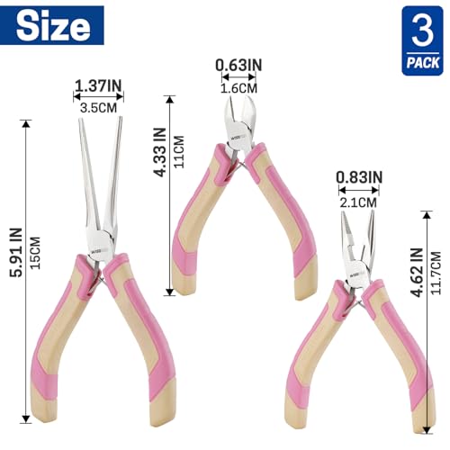 3 PCS Mini Pliers Set