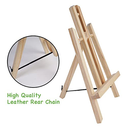12Pack Wooden Tabletop Easel for Painting and Display (12 Count)