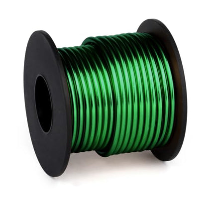 32.8FT 8 Gauge Bendable Green Aluminum Craft Wire for Jewelry Making Craft (32.8 Foot)