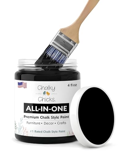 Starless Night 4 Fl Oz Chalk Paint for Furniture All in One