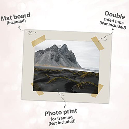 20 Pack 16x20 Uncut Photo Mat Matboards
