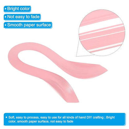 Quilling Strips Paper 600pcs 1.5mm 39cm Origami Paper Quilling Kits for Art DIY Hand Craft Christmas