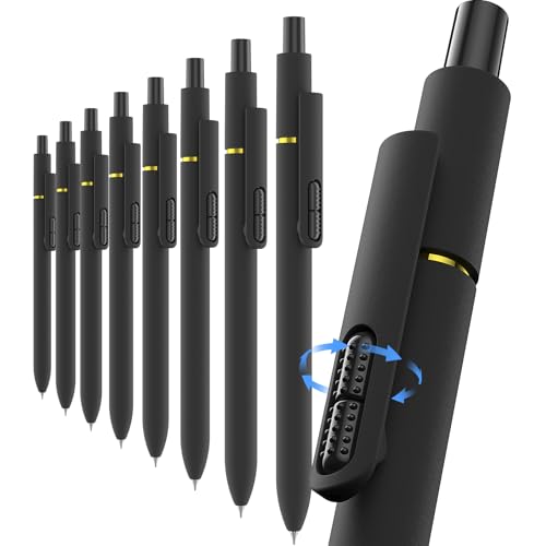 8 Pcs Gel Pens with Fidget Clip (8 Count)