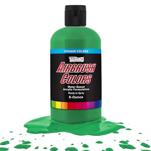 Opaque Grass Green Acrylic Airbrush Paint (8 Ounce)