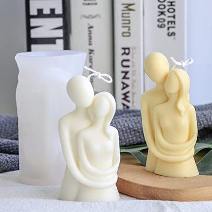 Love Couple Silicone Resin Mold