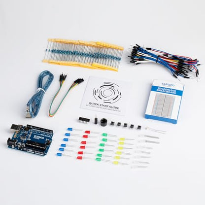 UNO R3 Basic Starter Kit with Tutorial Compatible with Arduino IDE