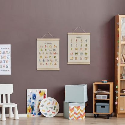 Alphabet Numbers Poster Hanger Frame Set of 2 (2 Count)