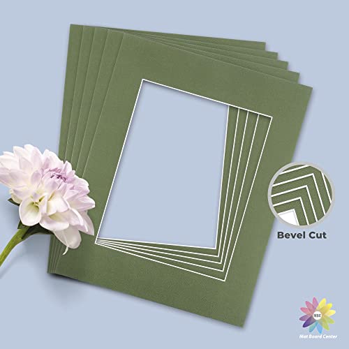 Mat Board Center 10 Pack 11x14 Photo Mats for 8x10 Picture (10 Count)