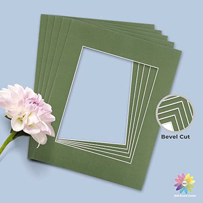 Mat Board Center 10 Pack 11x14 Photo Mats for 8x10 Picture (10 Count)