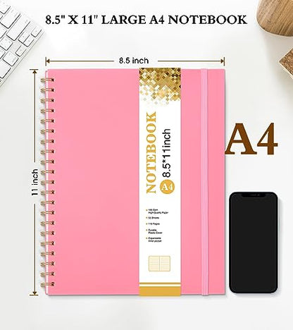 Spiral Notebook Journal 8.5” x 11”