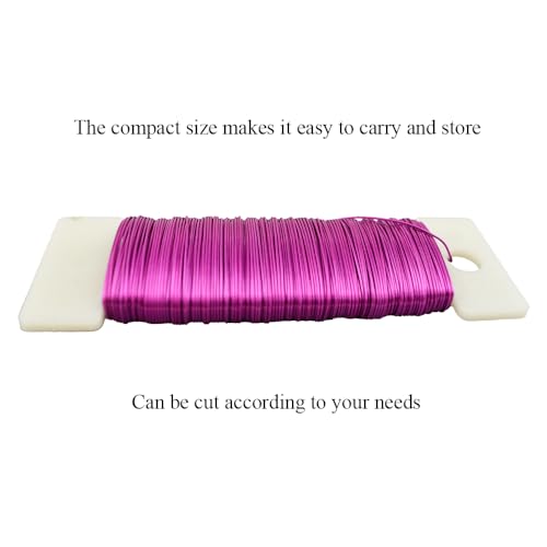 26Gauge Pink Metal Floral Wire