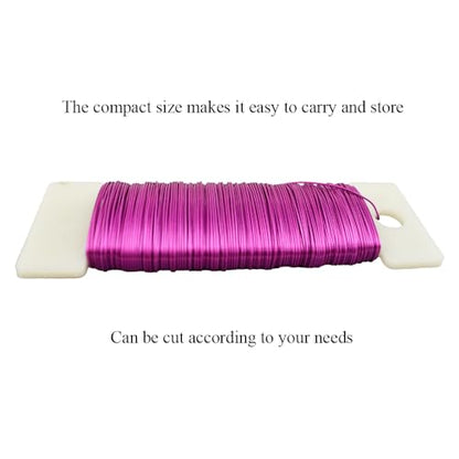 26Gauge Pink Metal Floral Wire