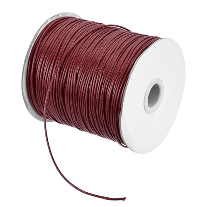 Waxed Cord 1.5mm Waxed Polyester Cord 175 Yard Wax String for Bracelet Making