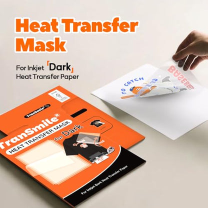 Heat Transfer Mask for Inkjet Dark Heat Transfer Paper (20 Count)