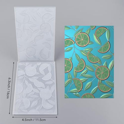 3D Embossing Folders Lemon Textured for Card Making