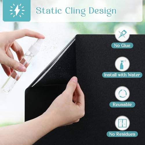 Blackout Window Privacy Film with Tools