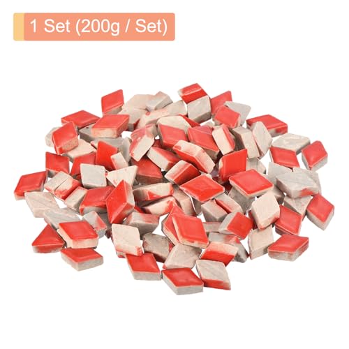 200g Ceramic Mosaic Tiles for Crafts Bulk