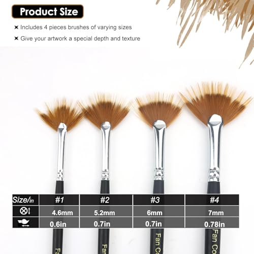 Fan Grainer Brush for Painting
