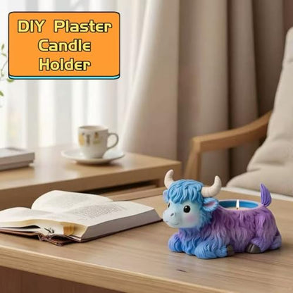 3D Highland Cow Mold for Plaster
