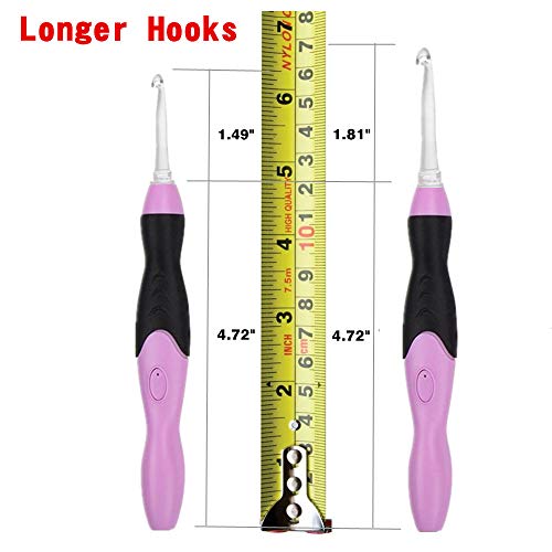 Lighted Crochet Hook Set (11 Count)
