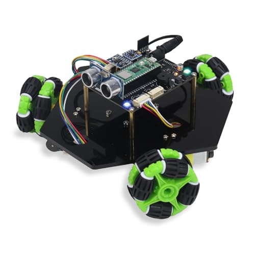 Omni Wheel Car Kit for Raspberry Pi Pico 2 W