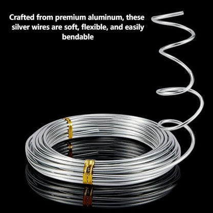 4 Pcs Aluminum Craft Wires (60.28 Foot)