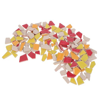 Mosaic Ceramic Fragments Craft Tiles Broken Tiles for Mosaics DIY Porcelain Pieces Unique Art Easy Maintenance