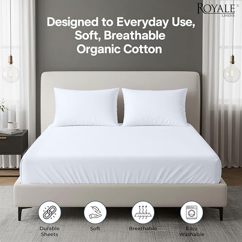 100% Organic Cotton 2 Pack Fitted Sheet (2 Count)