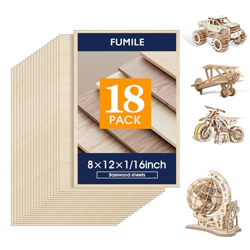 Basswood Sheets 1 (18 Count)