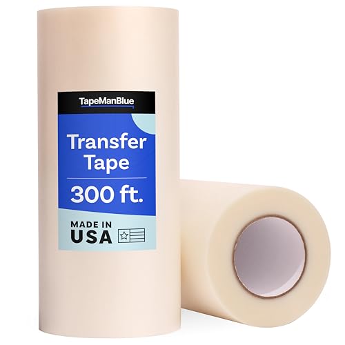 12" x 300' Roll of Clear Transfer Tape for Vinyl (300 Foot)