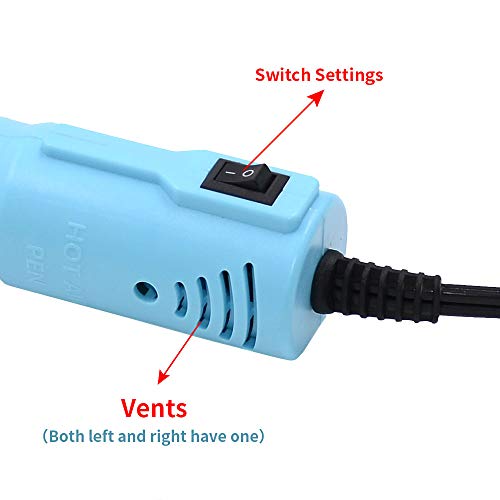 Heat gun Mini Hot Air Gun Tools Shrink Pen with Stand For DIY Embossing And Drying Paint Multi