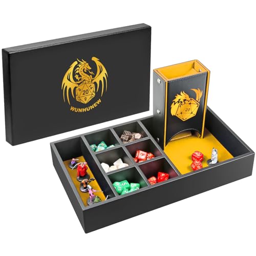 DND Dice Tray & Tower Storage Box