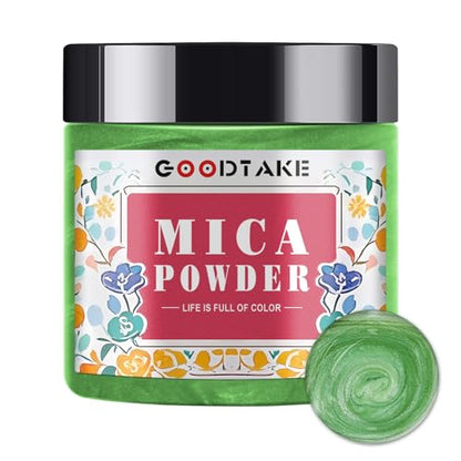 Light Green Mica Powder (2 Ounce)