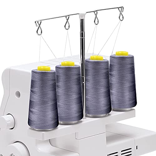 4 Cones of 3000 Yards Each Spool Thread for All Purpose (36000 Foot)