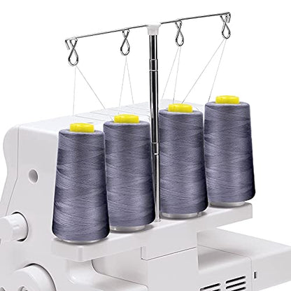 4 Cones of 3000 Yards Each Spool Thread for All Purpose (36000 Foot)