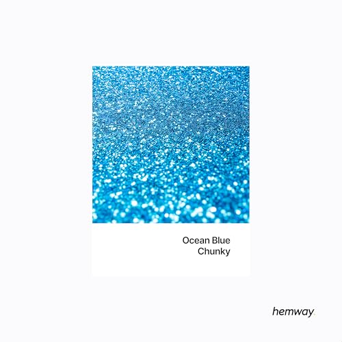 Resin Glitter Ocean Blue 100g Chunky Polyurethane & Epoxy Glitter (3.5274 Ounce)