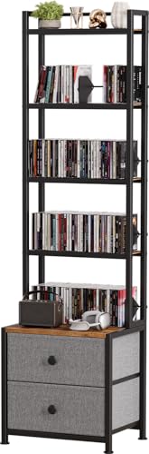 CD Storage Rack with Drawer