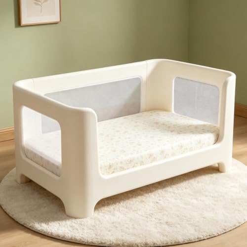 Organic Pack and Play Sheets Fitted 38”x26” 100% Muslin Cotton (2 Count)