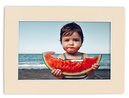8.5x11 Mat Bevel Cut for 7x9 Photos